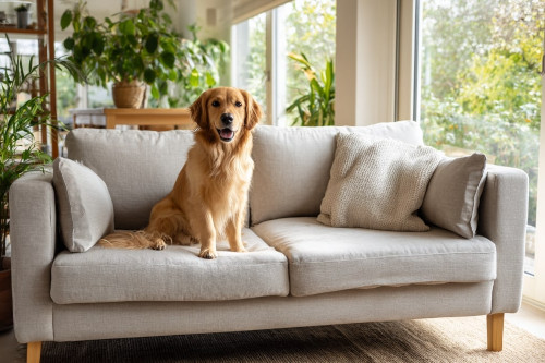 Jakie sofy i kanapy przy psie lub kocie sprawdzą się najlepiej? Wybieramy meble do domu ze zwierzętami